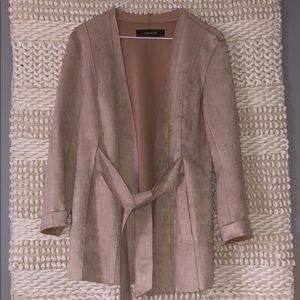 ZARA BASIC suede jacket